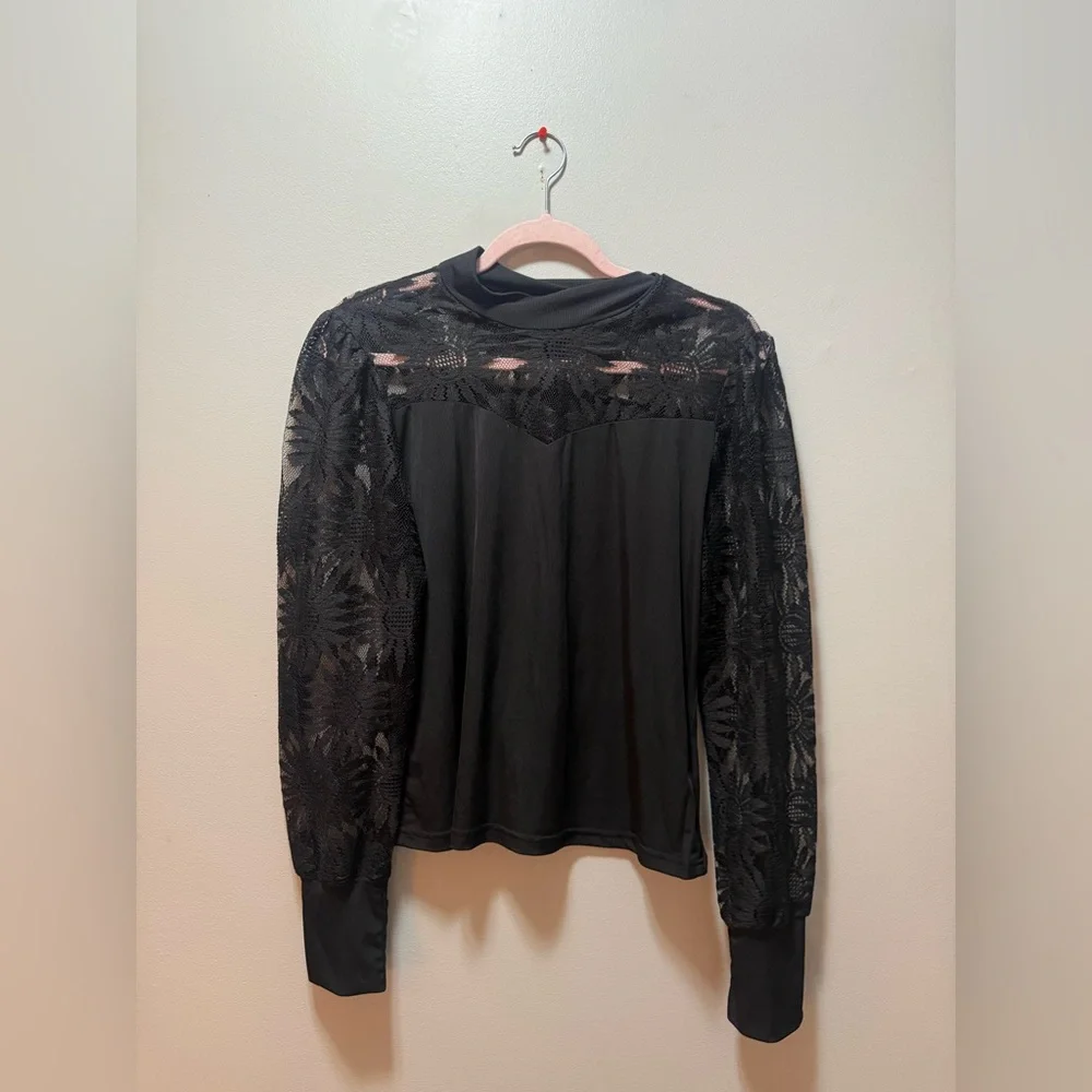 Black Lace Top